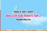 Bài 6.50 SGK Toán 6 tập 2 Kết nối tri thức